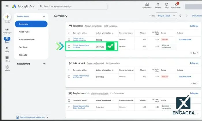 Chạy quảng cáo google ads Chạy quảng cáo Google Ads ggads không thể bỏ qua bước cài đặt chuyển đổi