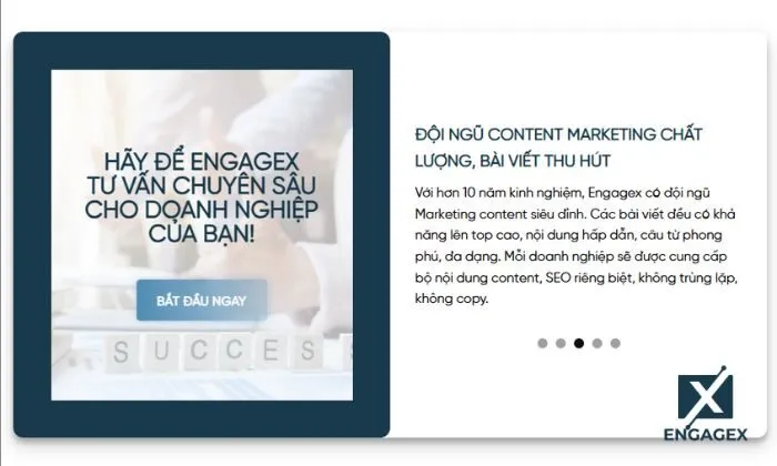 EngageX chuyên về các giải pháp truyền thông trực tuyến