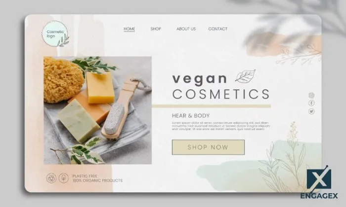 Dịch vụ thiết kế web mỹ phẩm EngageX tận tình, giàu kinh nghiệm