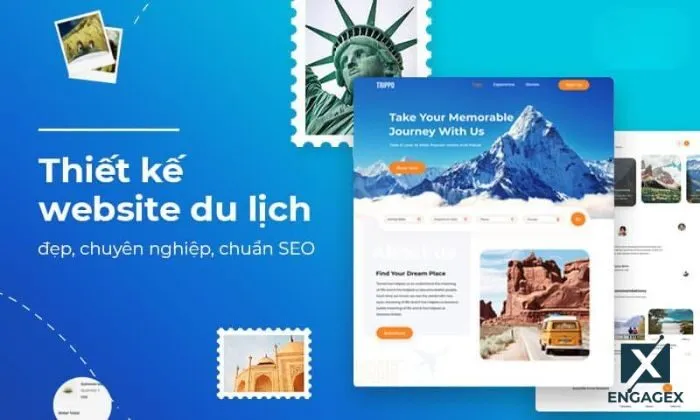 Thiết kế web du lịch Thiết kế web du lịch giúp doanh nghiệp tiếp cận khách hàng nhanh chóng