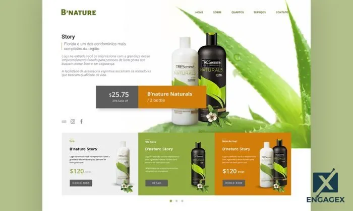 Website bán mỹ phẩm chuyên nghiệp tạo ấn tượng tốt đẹp với khách hàng 